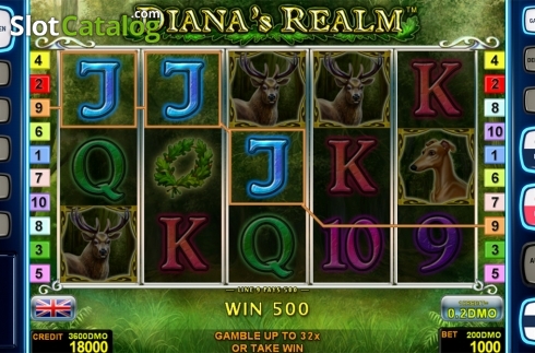 Скрин5. Dianas Realm Deluxe слот