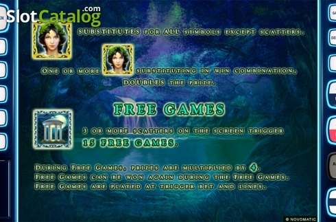 Скрин8. Dianas Realm Deluxe слот