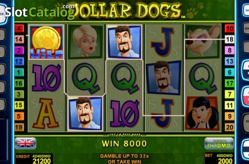 Скрин3. Dollar Dogs Deluxe слот