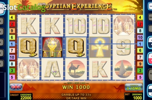 Скрин3. Egyptian Experience Deluxe слот