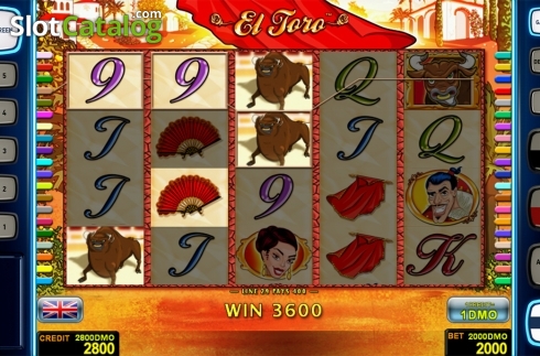 Скрин4. El Toro Deluxe слот