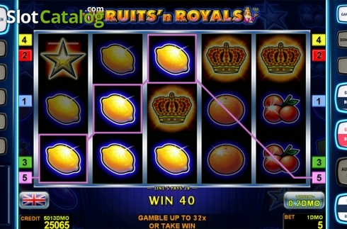 Скрин5. Fruits'n Royals Deluxe слот