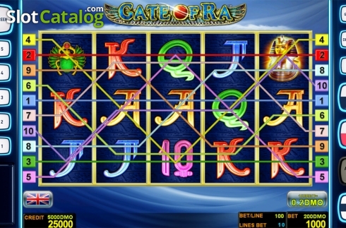 Скрин2. Gate Of Ra Deluxe слот