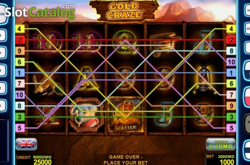 Скрин2. Gold Craze Deluxe слот