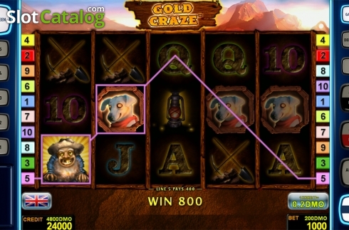 Скрин3. Gold Craze Deluxe слот