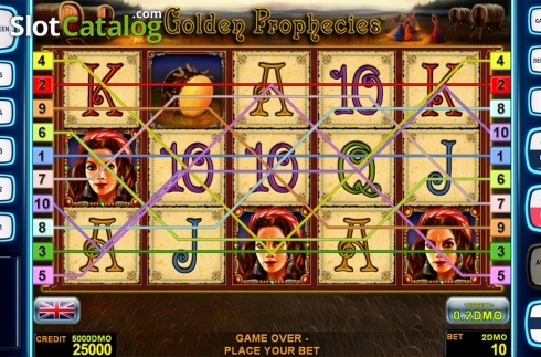 Скрин2. Golden Prophecies Deluxe слот