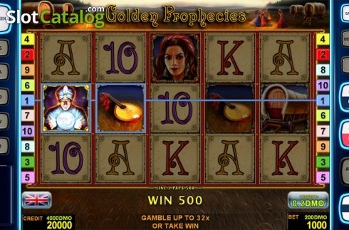 Скрин3. Golden Prophecies Deluxe слот