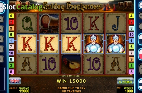Скрин4. Golden Prophecies Deluxe слот