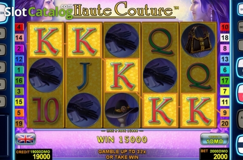 Скрин4. Haute Couture Deluxe слот