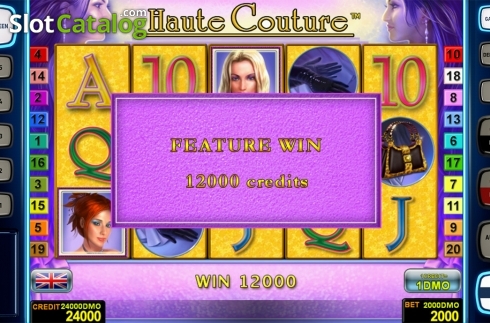 Скрин9. Haute Couture Deluxe слот