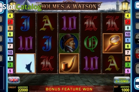 Скрин4. Holmes Watson Deluxe слот
