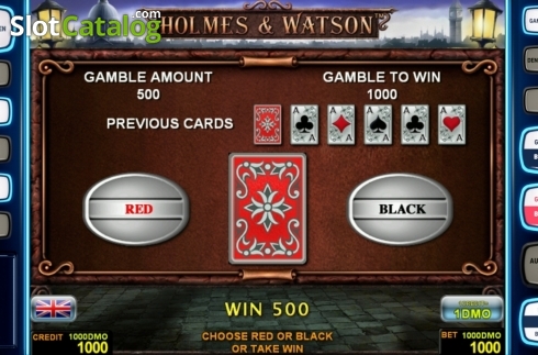 Скрин6. Holmes Watson Deluxe слот