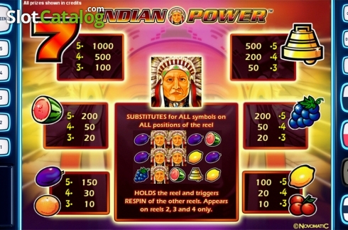 Скрин7. Indian Power Deluxe слот