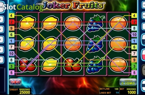 Скрин2. Joker Fruits Deluxe слот