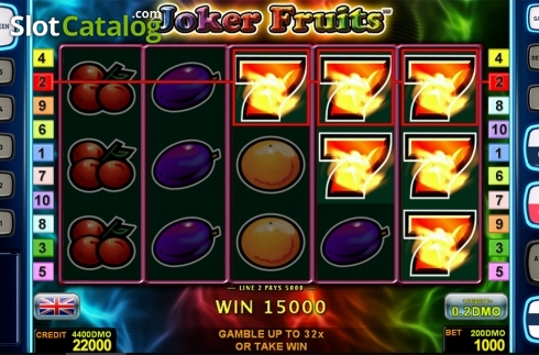 Скрин3. Joker Fruits Deluxe слот