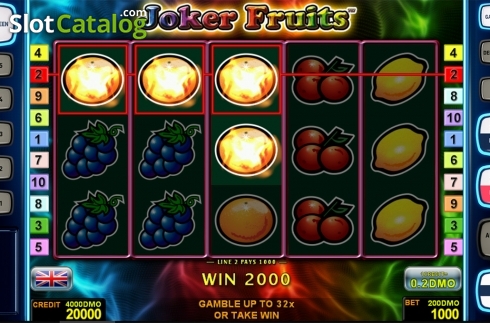 Скрин5. Joker Fruits Deluxe слот