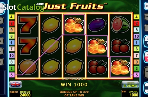 Скрин3. Just Fruits Deluxe слот