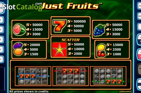 Скрин8. Just Fruits Deluxe слот
