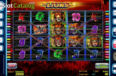 Скрин2. Lions Deluxe слот