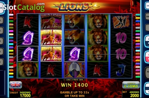 Скрин3. Lions Deluxe слот