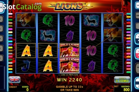 Скрин5. Lions Deluxe слот