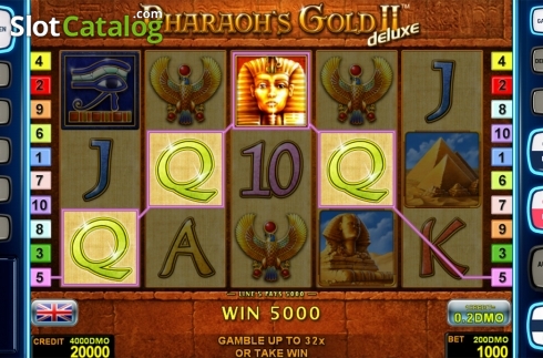 Скрин3. Pharaohs Gold 2 Deluxe слот