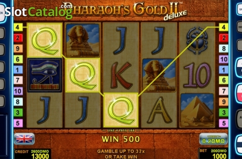 Скрин4. Pharaohs Gold 2 Deluxe слот