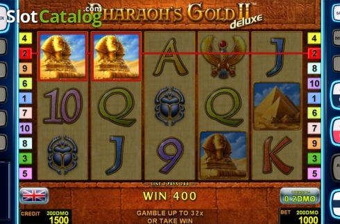 Скрин5. Pharaohs Gold 2 Deluxe слот