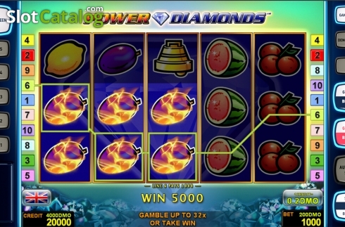 Скрин3. Power Diamonds Deluxe слот