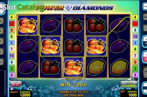 Скрин5. Power Diamonds Deluxe слот