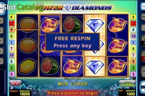 Скрин6. Power Diamonds Deluxe слот