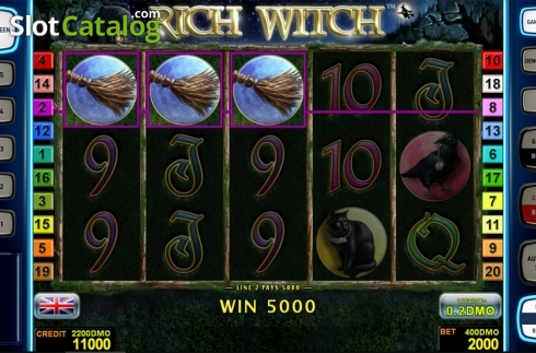 Скрин4. Rich Witch Deluxe слот