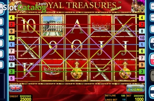 Скрин2. Royal Treasures Deluxe слот
