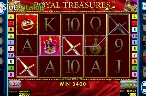 Скрин3. Royal Treasures Deluxe слот