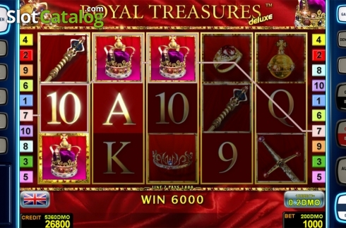 Скрин4. Royal Treasures Deluxe слот