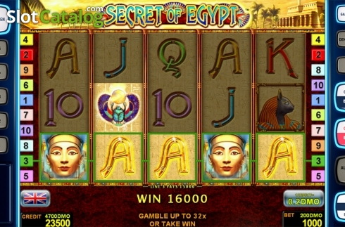 Скрин5. Secret Of Egypt Deluxe слот