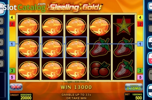 Скрин4. Sizzling Gold Deluxe слот