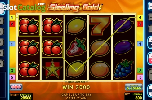 Скрин5. Sizzling Gold Deluxe слот