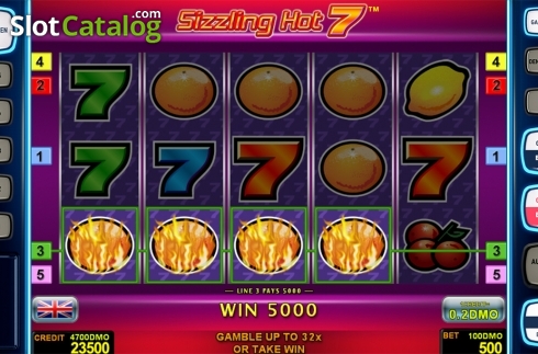 Скрин4. Sizzling Hot 7 Deluxe слот