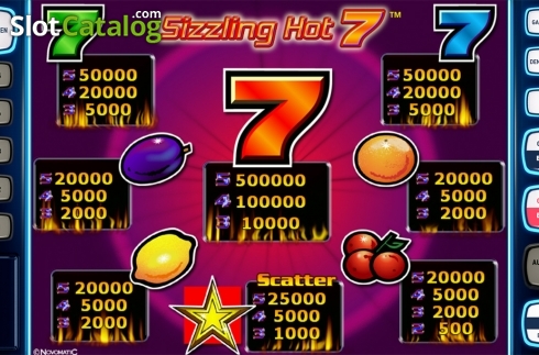 Скрин8. Sizzling Hot 7 Deluxe слот