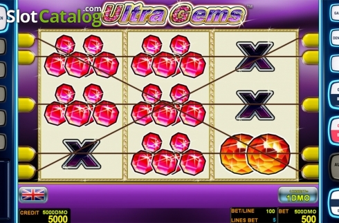 Скрин2. Ultra Gems Deluxe слот