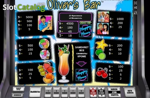 Скрин4. Oliver's Bar слот