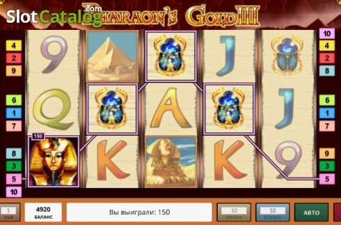Скрин4. Pharaoh's Gold III слот
