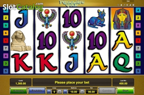 Скрин2. Pharaoh's Gold (Novomatic) слот