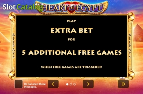 Скрин2. Heart of Egypt слот