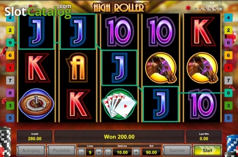 Скрин2. High Roller (Big Wave Gaming) слот