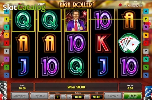 Скрин3. High Roller (Big Wave Gaming) слот