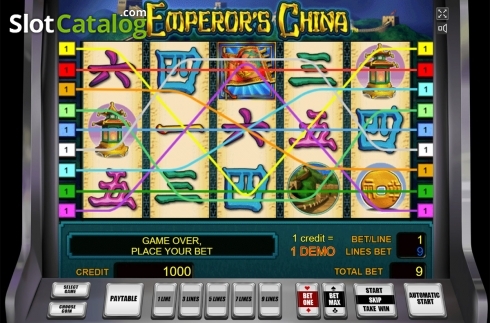 Скрин2. Emperor's China слот