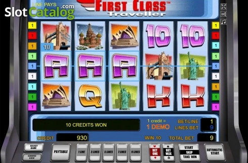 Скрин4. First Class Traveller слот