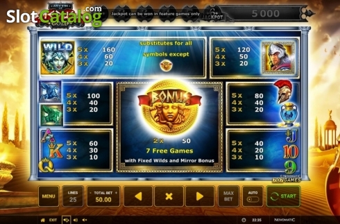 Скрин7. Myth of Medusa Gold слот